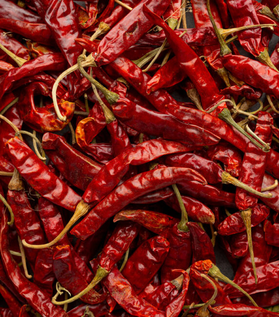 dried red chilli background